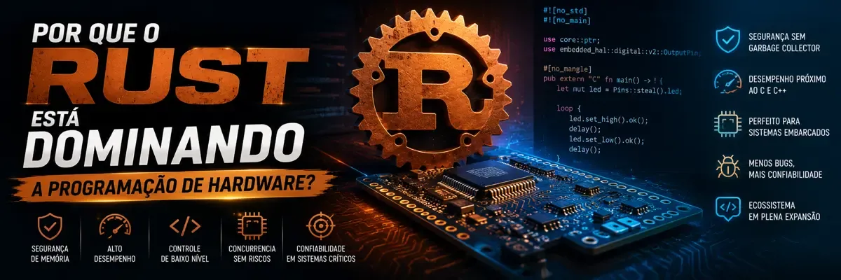 Por Que o Rust Está Dominando a Programação de Hardware?