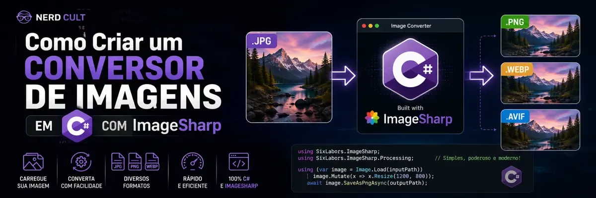 Como Criar um Conversor de Imagens em C# com ImageSharp