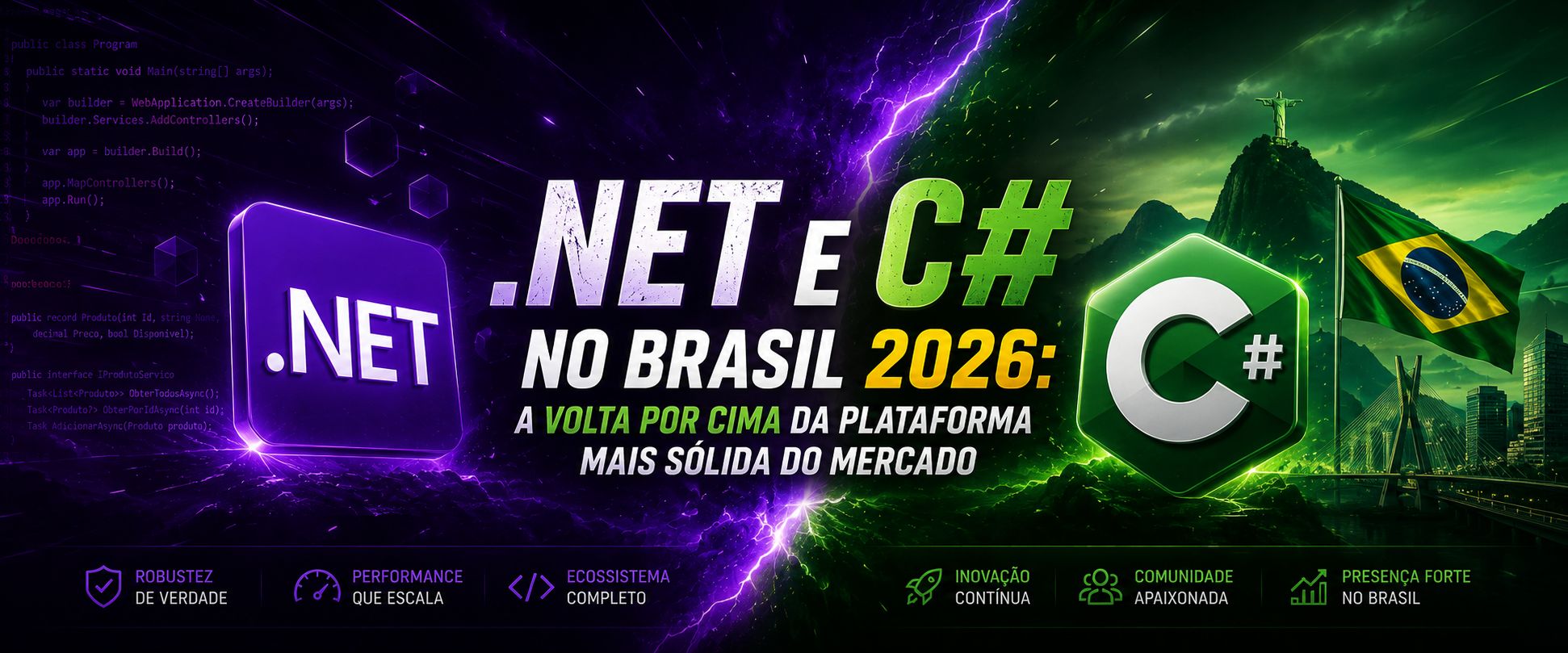 .NET e C# no Brasil 2026: A volta por cima da plataforma mais sólida do mercado