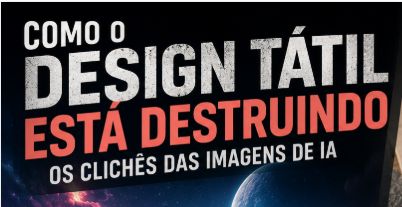 Como o Design Tátil Está Destruindo os Clichês das Imagens de IA