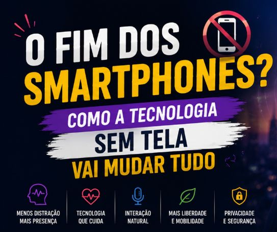 O Fim dos Smartphones? Como a Tecnologia Sem Tela Vai Mudar Tudo