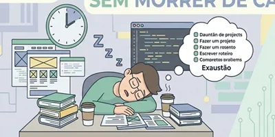 Como Tocar Projetos Pessoais Sem Morrer de Cansaço à Noite