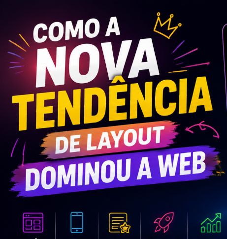 Como a Nova Tendência de Layout Dominou a Web